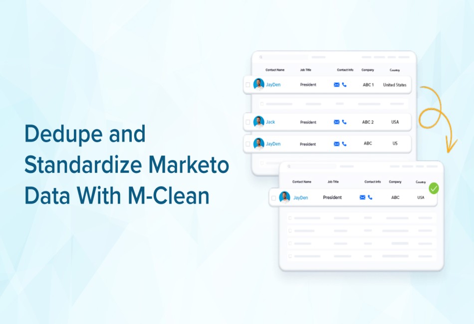 Marketo Dedupe App